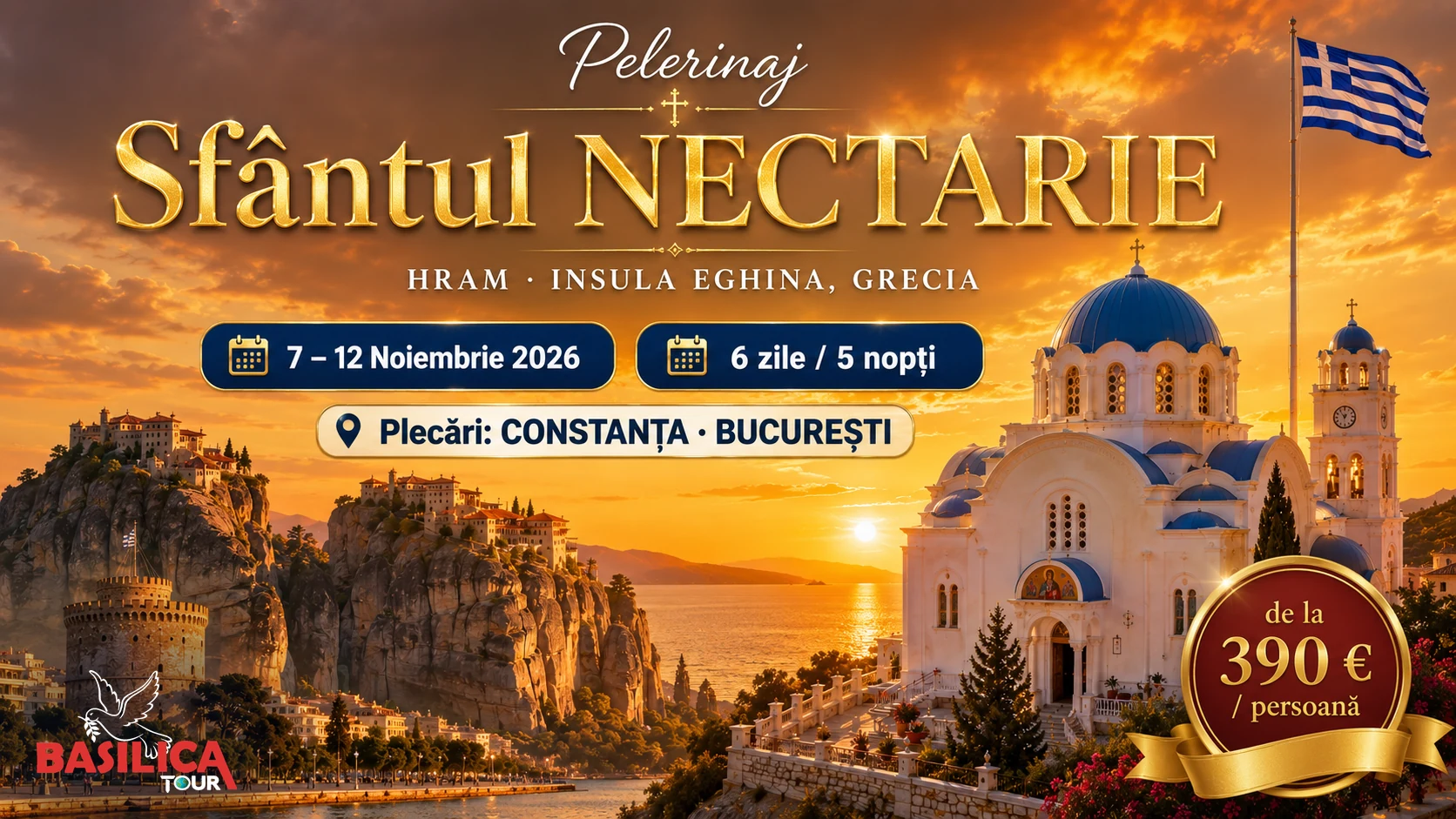 Pelerinaj Sf. Nectarie · Constanța & București